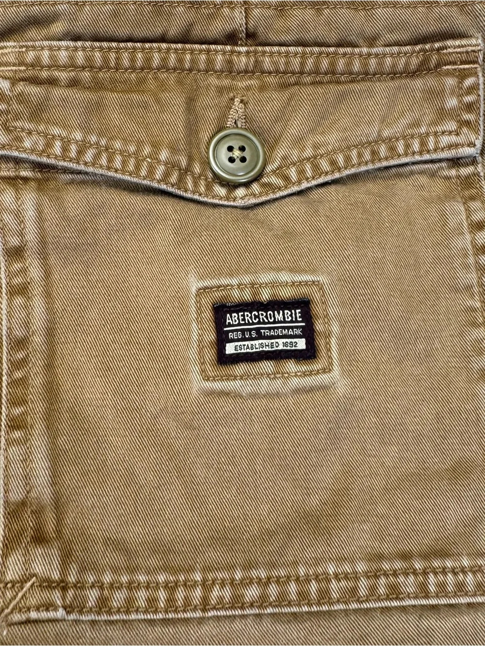 Vintage Y2K Abercrombie & Fitch Chino Pants in Caramel Brown 36x30
